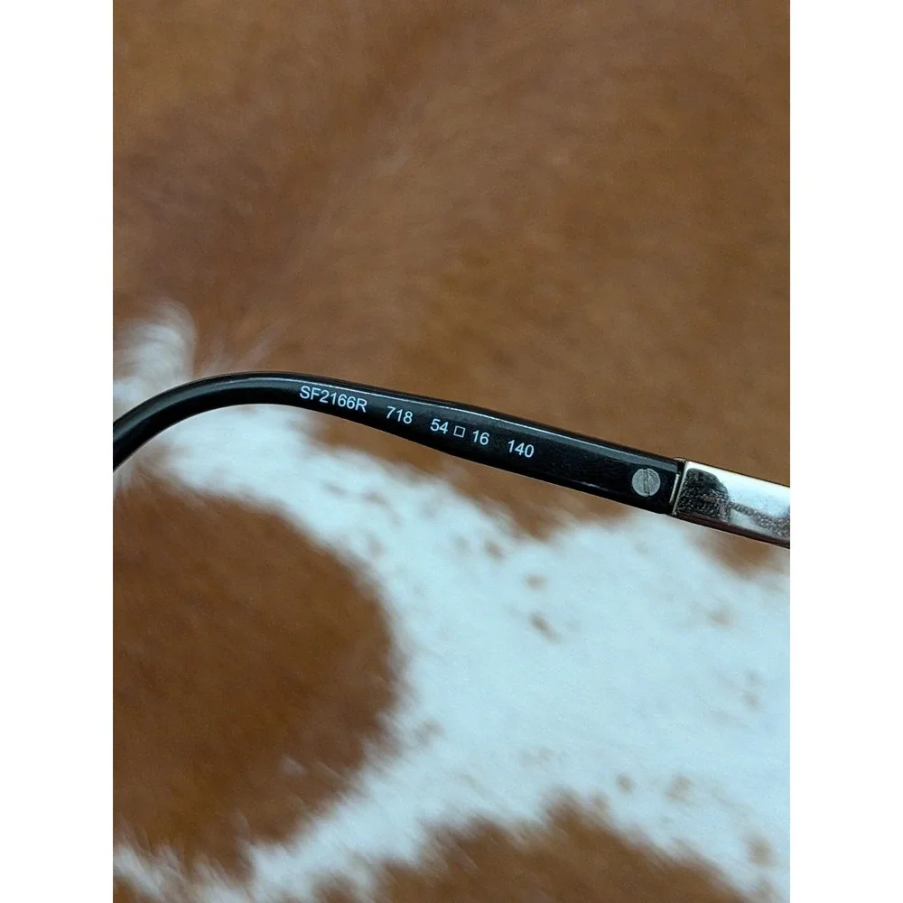 Salvatore Ferragamo SF2166R-718 Eyeglasess Sparkling Black Frames Only 54-16-140